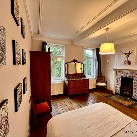 La Maison De Maitre - Grand Jardin, Face A La Meuse Semesterbostad Hermalle-sous-Argenteau