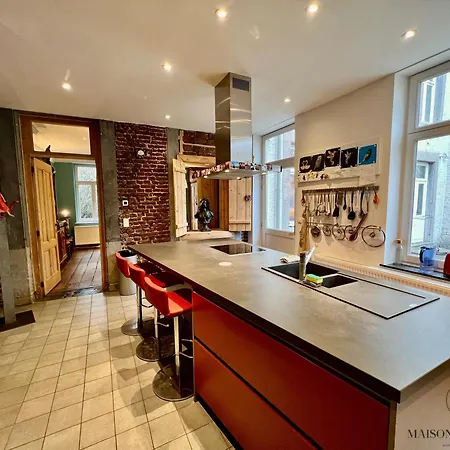 La Maison De Maitre - Grand Jardin, Face A La Meuse Semesterbostad Hermalle-sous-Argenteau